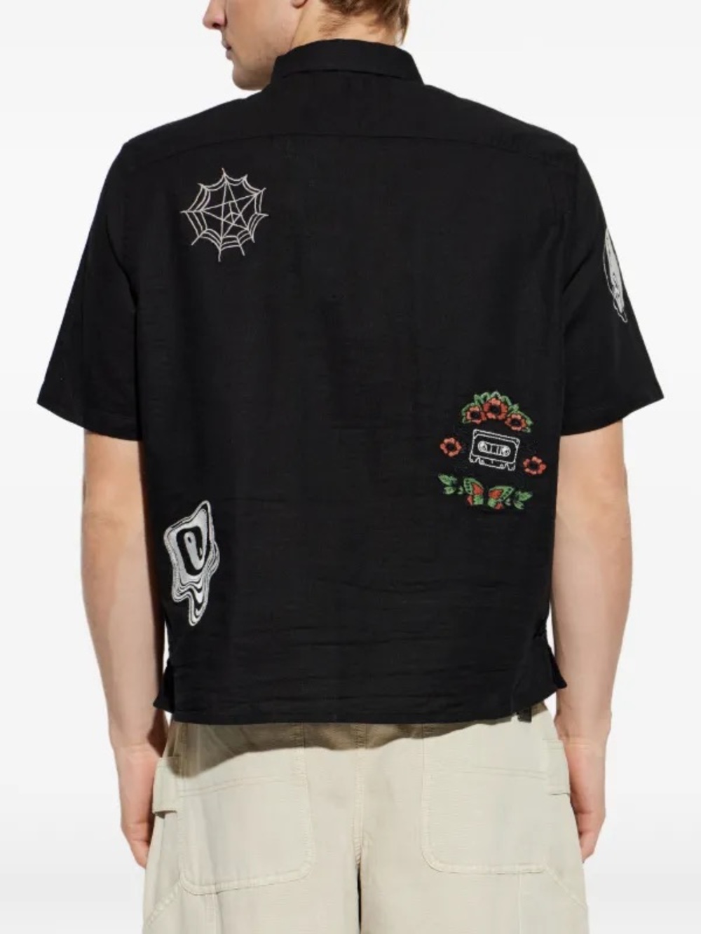 AllSaints | Embroidered Short | Boxy Fit - Picture 3 of 8